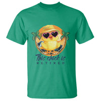 This Chick Is Retired T Shirt Retirement Tropical Beach - Wonder Print Shop