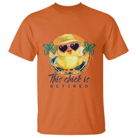 This Chick Is Retired T Shirt Retirement Tropical Beach - Wonder Print Shop