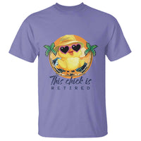 This Chick Is Retired T Shirt Retirement Tropical Beach - Wonder Print Shop