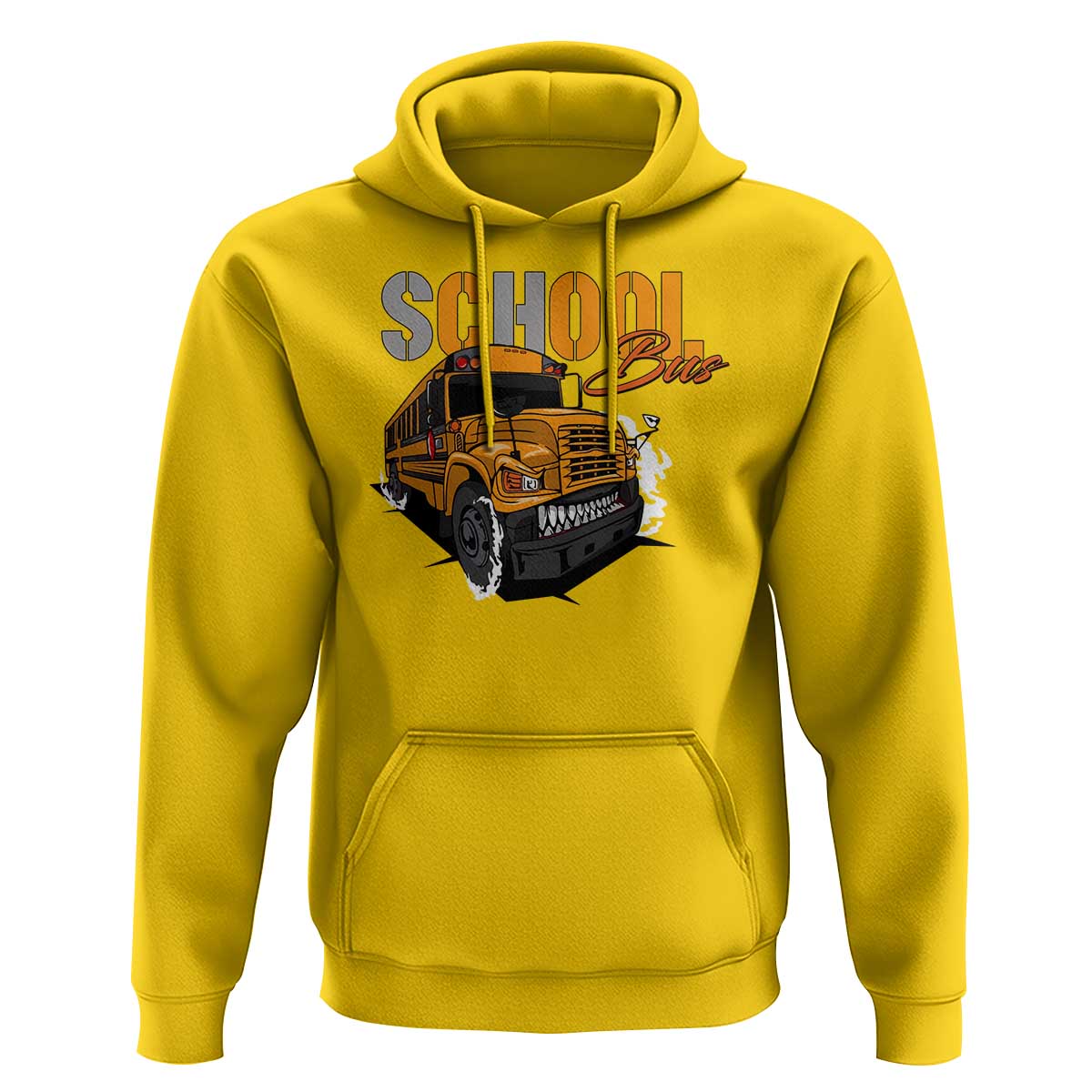 School Bus Hoodie Yellow Cool Bus Back To School - Wonder Print Shop