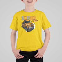 School Bus T Shirt For Kid Yellow Cool Bus Back To School - Wonder Print Shop