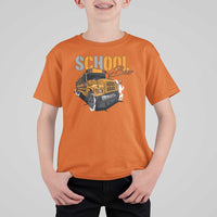 School Bus T Shirt For Kid Yellow Cool Bus Back To School - Wonder Print Shop