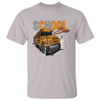 School Bus T Shirt Yellow Cool Bus Back To School - Wonder Print Shop