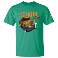 School Bus T Shirt Yellow Cool Bus Back To School - Wonder Print Shop