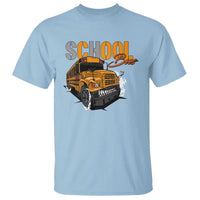 School Bus T Shirt Yellow Cool Bus Back To School - Wonder Print Shop