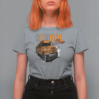 School Bus T Shirt For Women Yellow Cool Bus Back To School - Wonder Print Shop