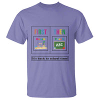 Teacher T Shirt First Beach Then Teach It's Back To School Time - Wonder Print Shop