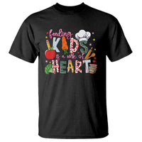 Lunch Lady T Shirt Feeding Kids Is A Work Of Heart - Wonder Print Shop