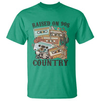 Funny Western Country T Shirt Raised On 90s Country Mixtape - Wonder Print Shop