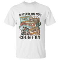 Funny Western Country T Shirt Raised On 90s Country Mixtape - Wonder Print Shop