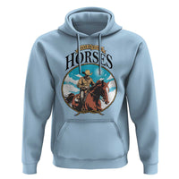 Funny Western Country Hoodie Hold Your Horses Cowboy Rodeo - Wonder Print Shop