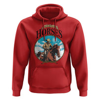 Funny Western Country Hoodie Hold Your Horses Cowboy Rodeo - Wonder Print Shop