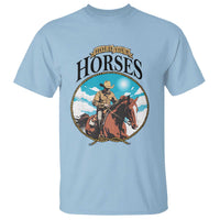 Funny Western Country T Shirt Hold Your Horses Cowboy Rodeo - Wonder Print Shop