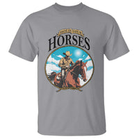 Funny Western Country T Shirt Hold Your Horses Cowboy Rodeo - Wonder Print Shop