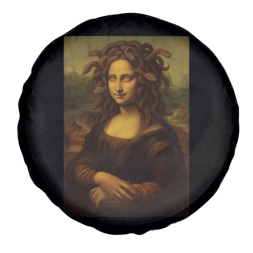 Medusa Mona Lisa Spare Tire Cover Greek Mythology Ancient - Wonder Print Shop