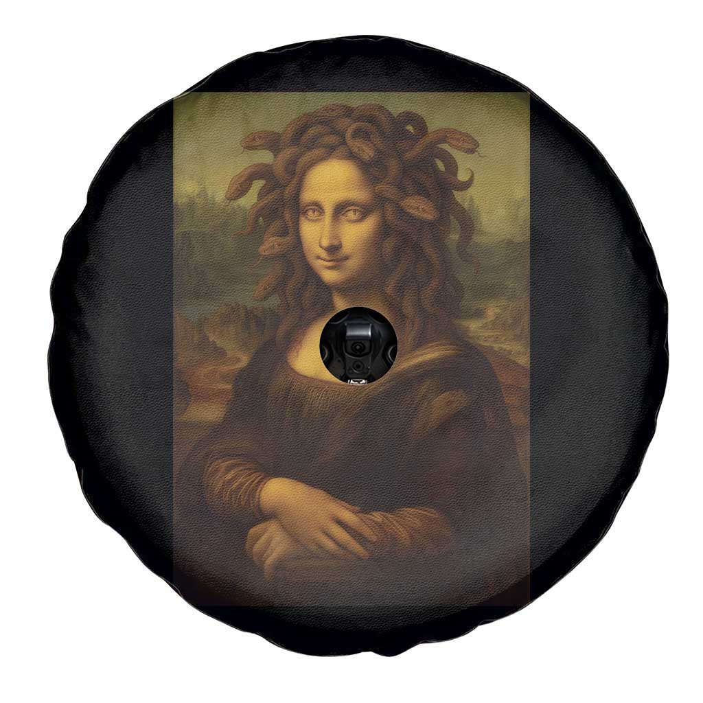 Medusa Mona Lisa Spare Tire Cover Greek Mythology Ancient - Wonder Print Shop
