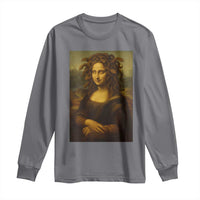 Medusa Mona Lisa Long Sleeve Shirt Greek Mythology Ancient - Wonder Print Shop