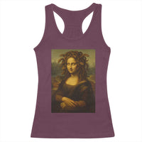 Medusa Mona Lisa Racerback Tank Top Greek Mythology Ancient - Wonder Print Shop