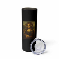 Medusa Mona Lisa Skinny Tumbler Greek Mythology Ancient - Wonder Print Shop