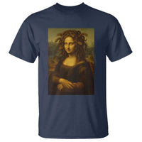 Medusa Mona Lisa T Shirt Greek Mythology Ancient - Wonder Print Shop