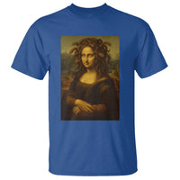 Medusa Mona Lisa T Shirt Greek Mythology Ancient - Wonder Print Shop