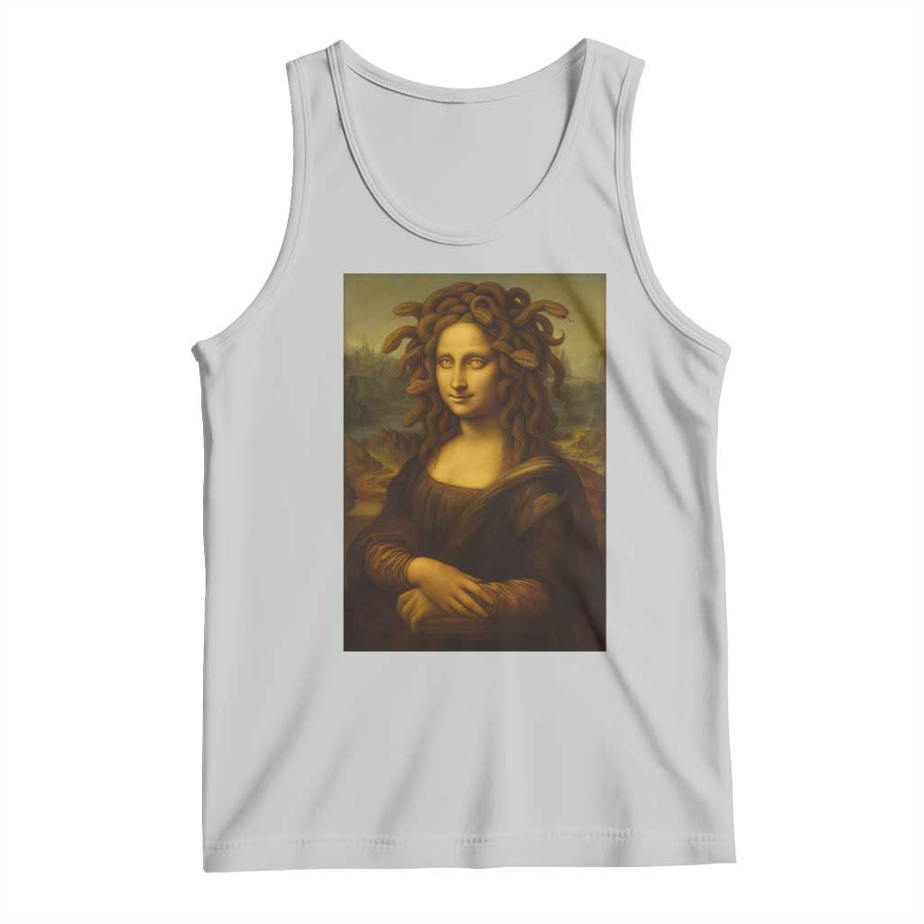 Medusa Mona Lisa Tank Top Greek Mythology Ancient - Wonder Print Shop