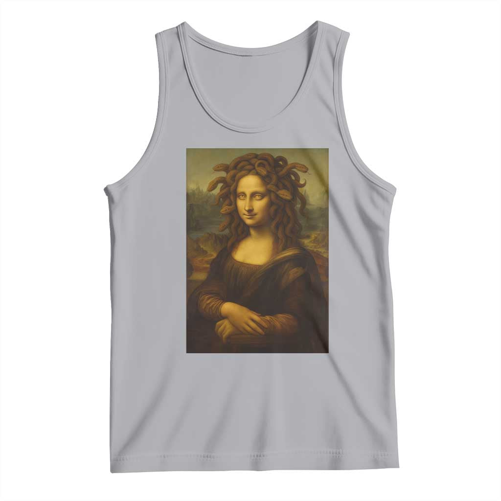 Medusa Mona Lisa Tank Top Greek Mythology Ancient - Wonder Print Shop