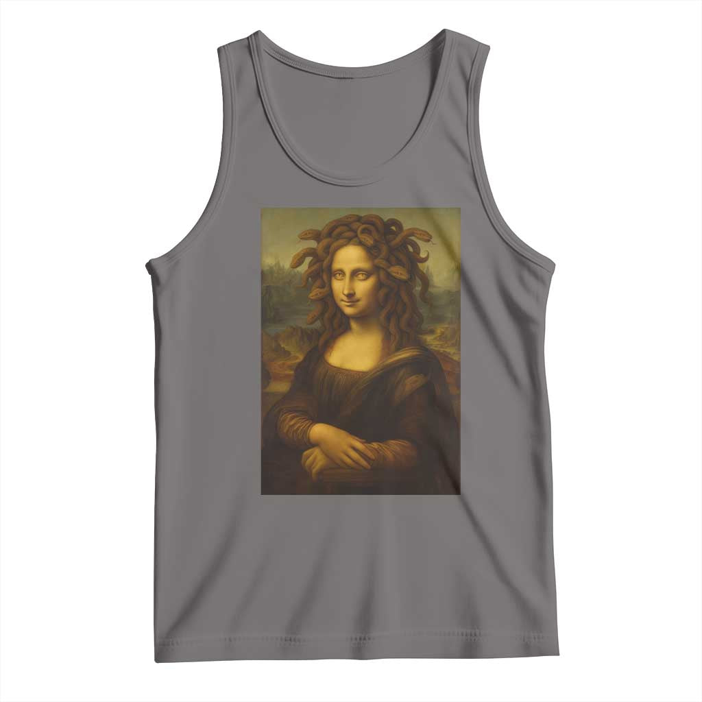 Medusa Mona Lisa Tank Top Greek Mythology Ancient - Wonder Print Shop