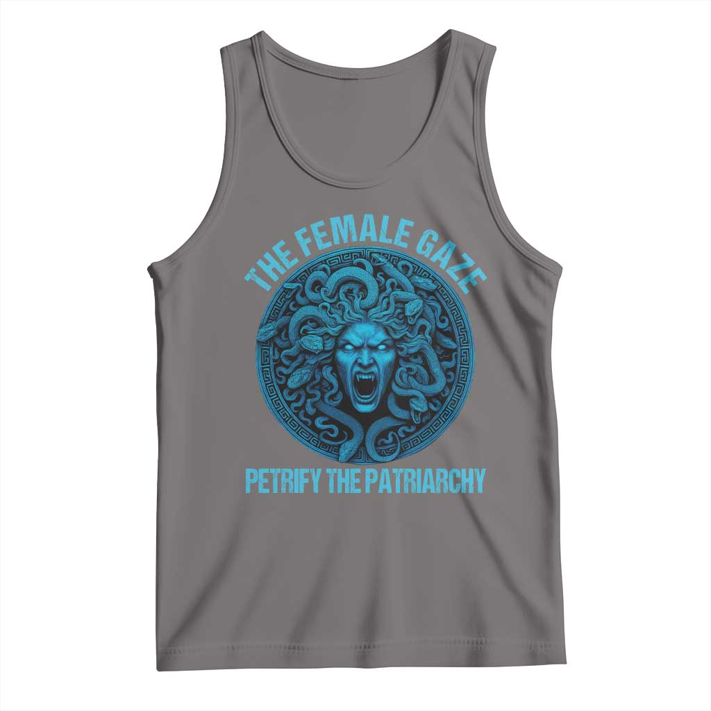 The Female Gaze Petrify The Patriarchy Tank Top Medusa Feminist - Wonder Print Shop