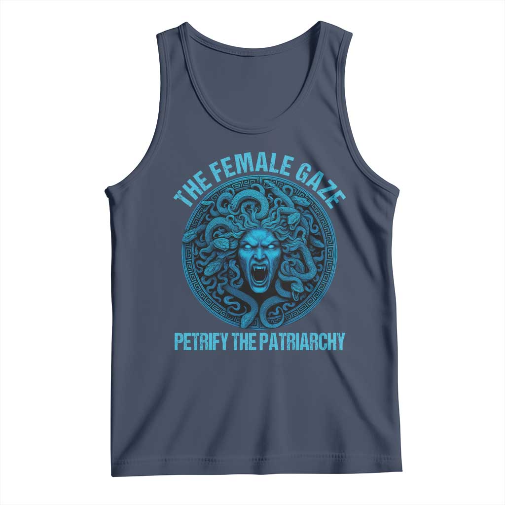 The Female Gaze Petrify The Patriarchy Tank Top Medusa Feminist - Wonder Print Shop
