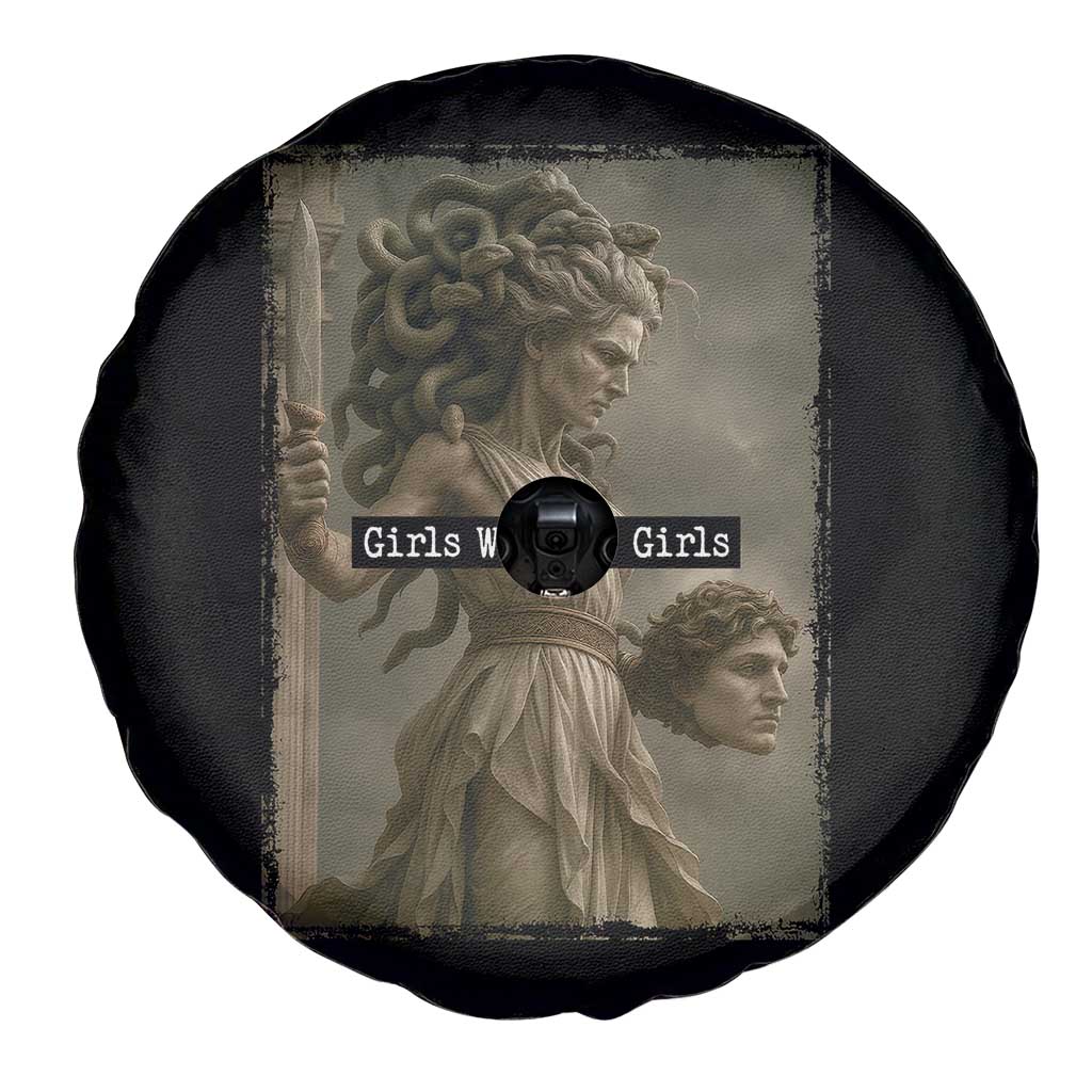 Girls Will Be Girls Medusa Feminist Spare Tire Cover Women's Right - Wonder Print Shop