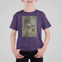 Girls Will Be Girls Medusa Feminist T Shirt For Kid Women's Right - Wonder Print Shop