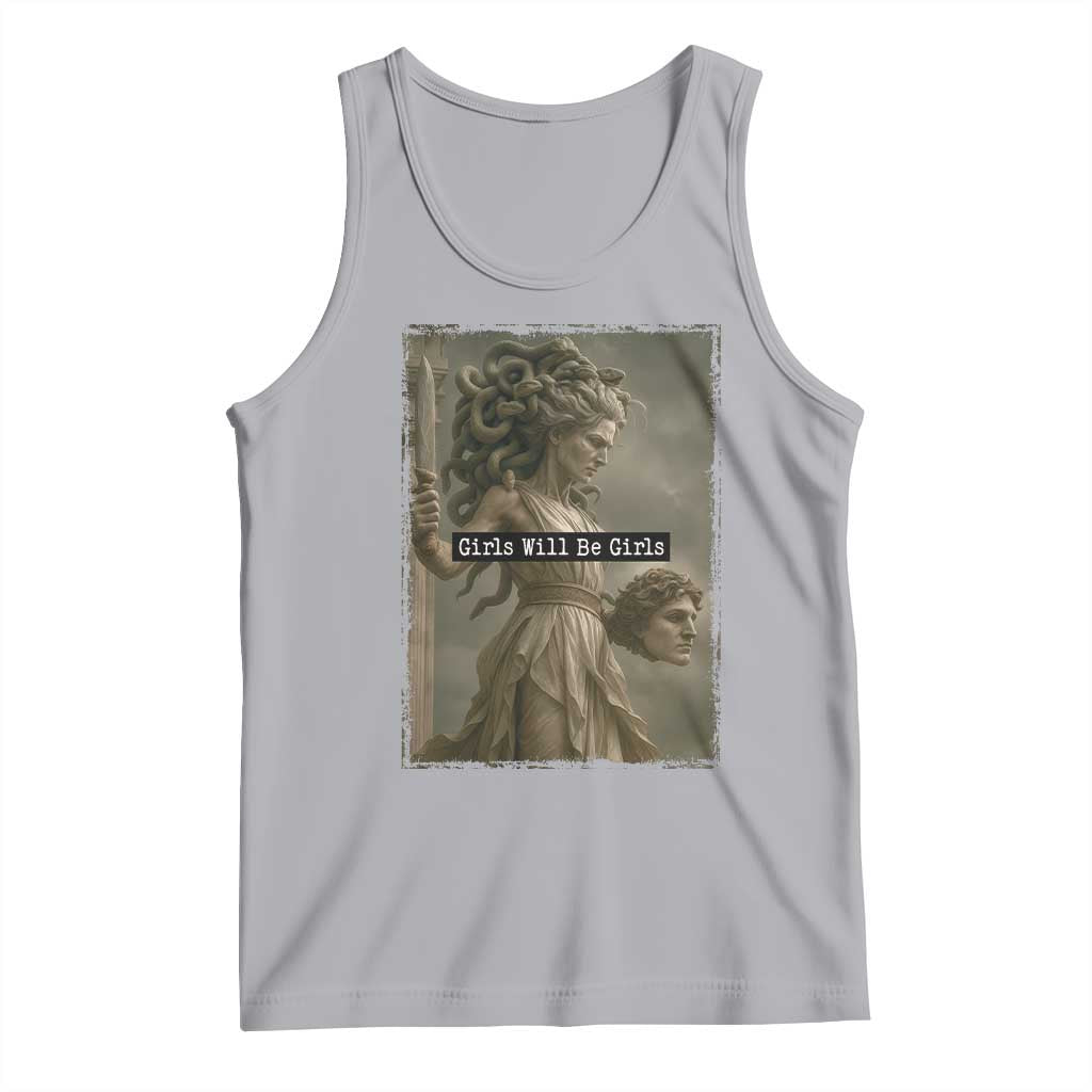 Girls Will Be Girls Medusa Feminist Tank Top Women's Right - Wonder Print Shop