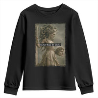 Girls Will Be Girls Medusa Feminist Youth Sweatshirt Women's Right - Wonder Print Shop