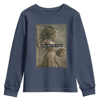 Girls Will Be Girls Medusa Feminist Youth Sweatshirt Women's Right - Wonder Print Shop