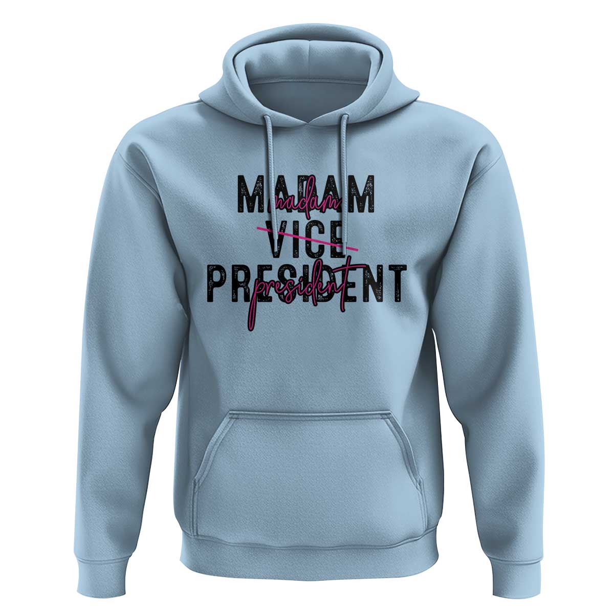 Funny Harris For President Hoodie Madam Vice President 2024 - Wonder Print Shop