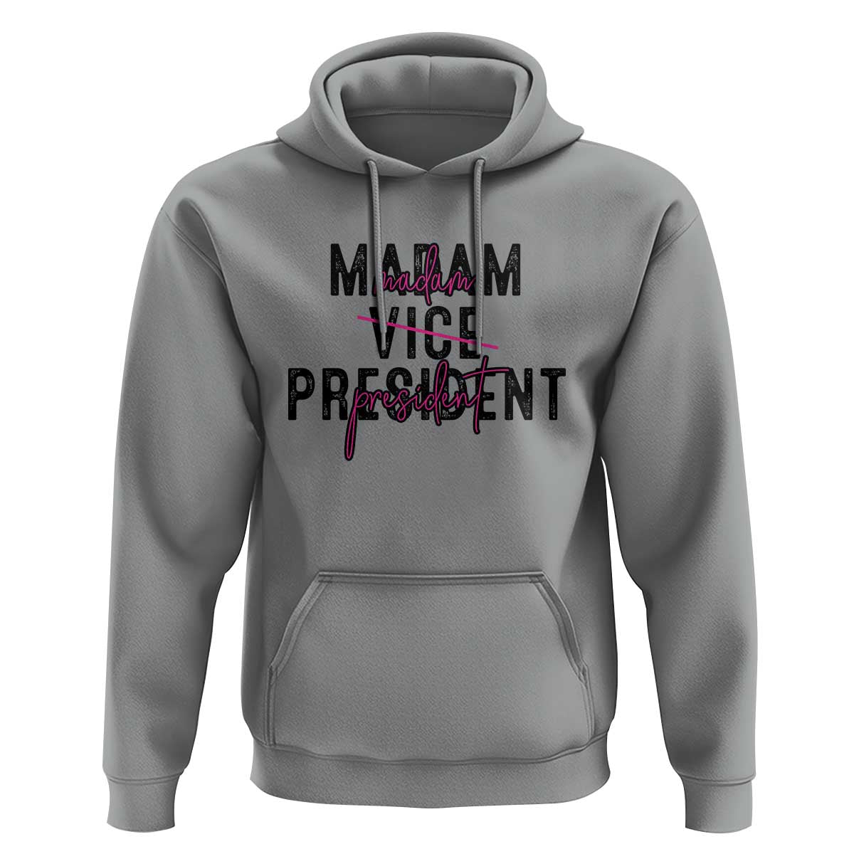 Funny Harris For President Hoodie Madam Vice President 2024 - Wonder Print Shop