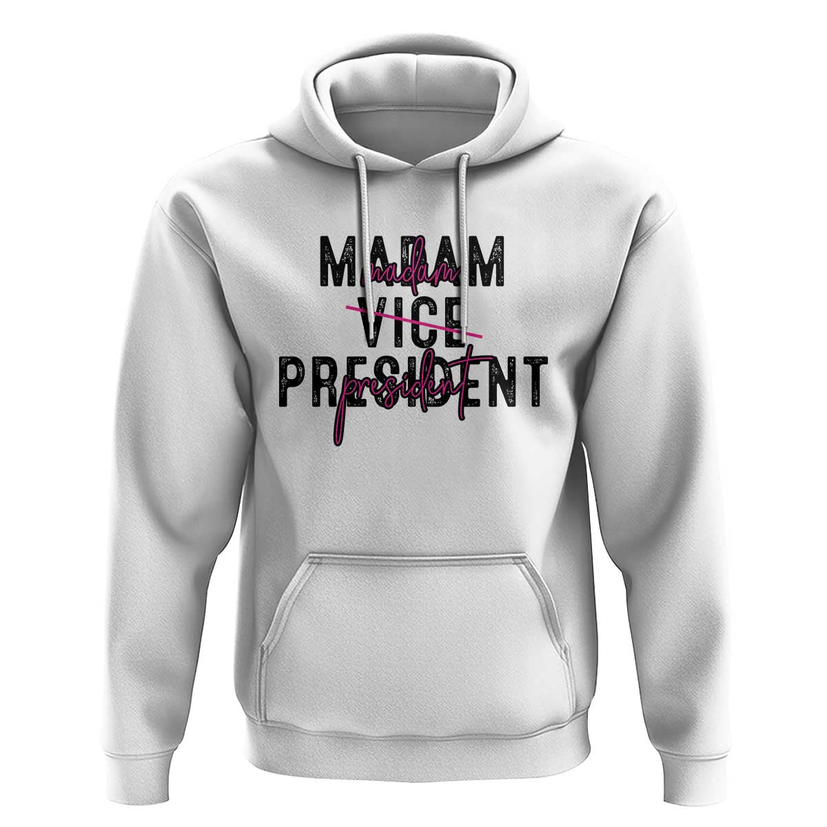Funny Harris For President Hoodie Madam Vice President 2024 - Wonder Print Shop