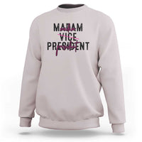 Funny Harris For President Sweatshirt Madam Vice President 2024 - Wonder Print Shop
