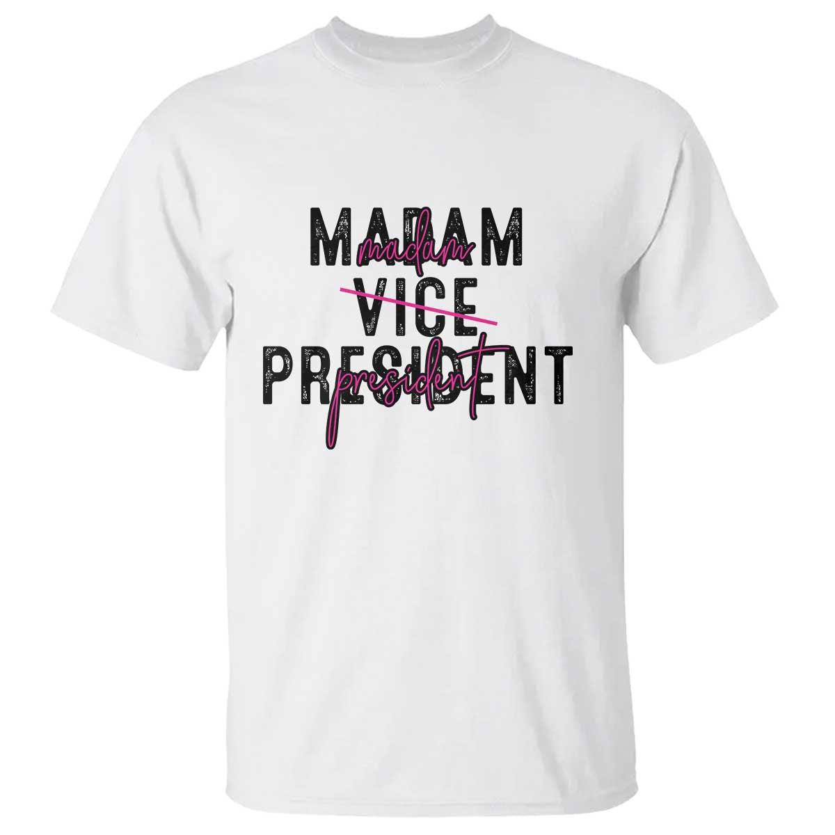 Funny Harris For President T Shirt Madam Vice President 2024 - Wonder Print Shop