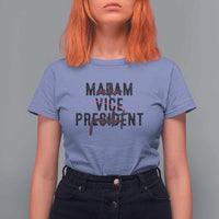 Funny Harris For President T Shirt For Women Madam Vice President 2024 - Wonder Print Shop
