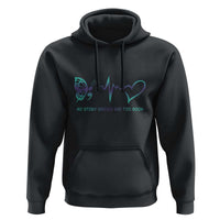 Suicide Prevention Hoodie No Story Should End Too Soon Butterfly Heartbeat - Wonder Print Shop