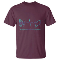Suicide Prevention T Shirt No Story Should End Too Soon Butterfly Heartbeat - Wonder Print Shop