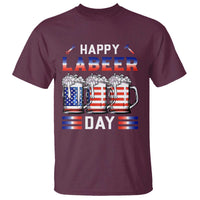Funny Labor Day Drinking T Shirt Labeer Day American Flag Beer Mug - Wonder Print Shop