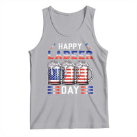 Funny Labor Day Drinking Tank Top Labeer Day American Flag Beer Mug - Wonder Print Shop