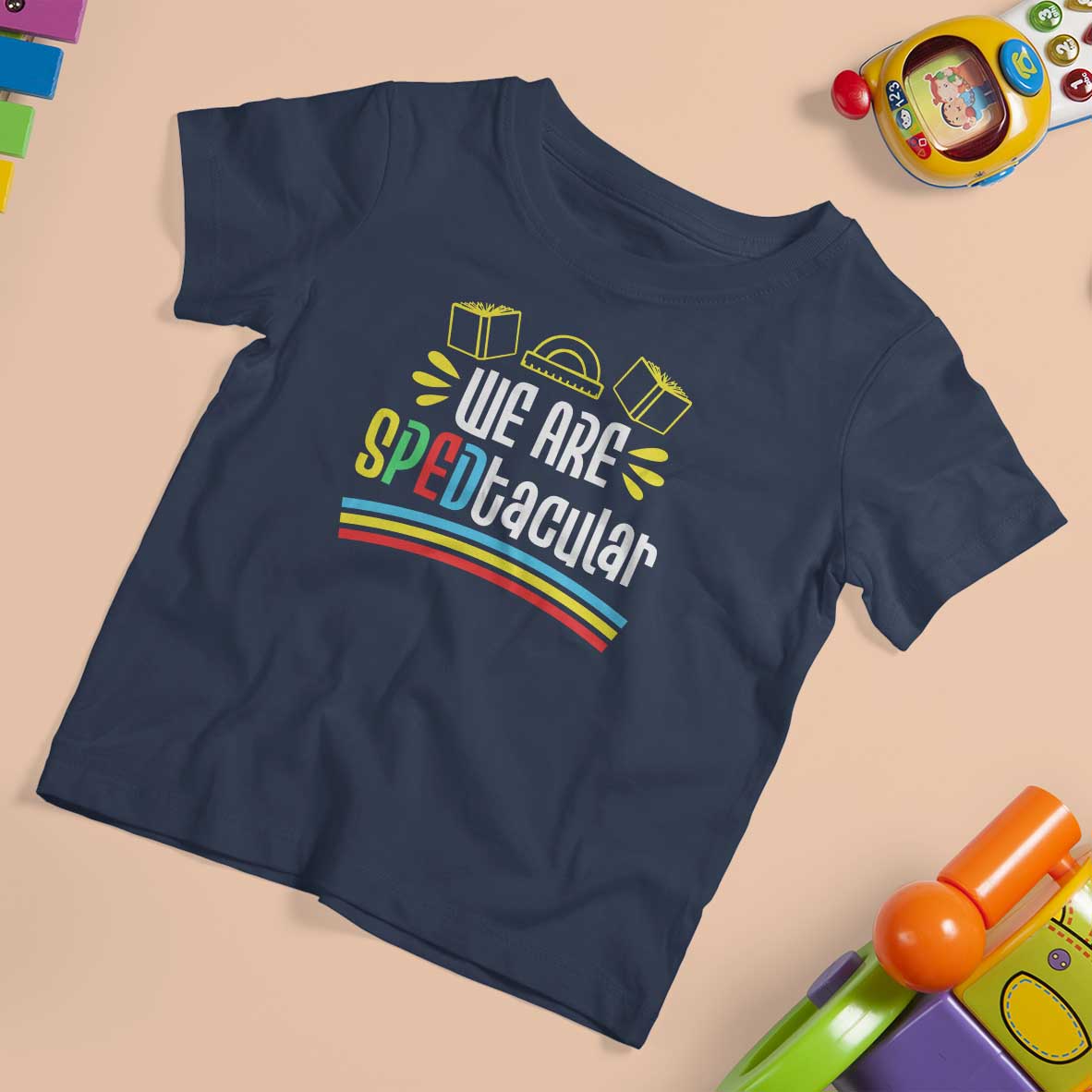 Special Education Teacher T Shirt For Kid We Are SPEDtacular Book Ruler - Wonder Print Shop