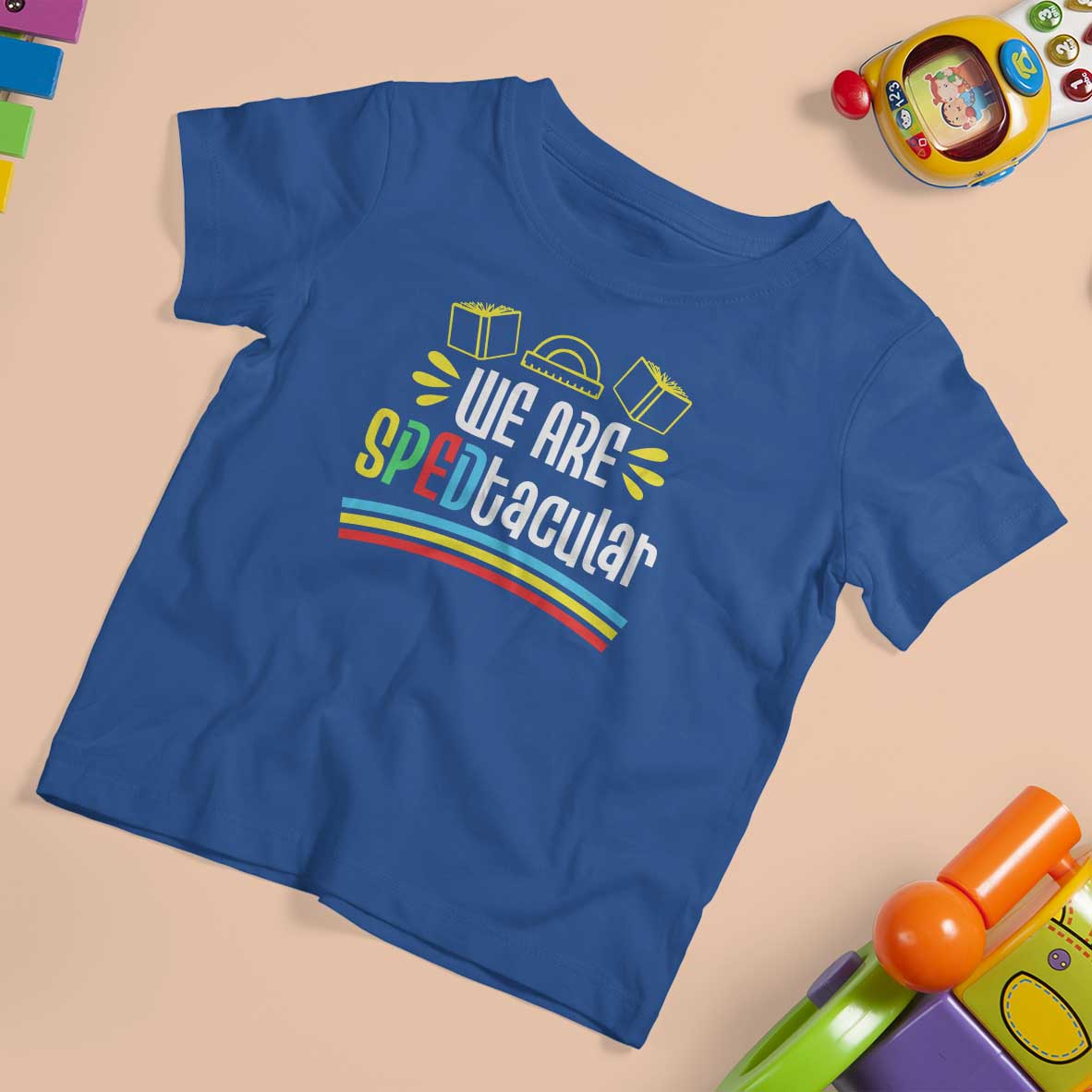Special Education Teacher T Shirt For Kid We Are SPEDtacular Book Ruler - Wonder Print Shop