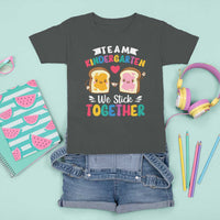 Back To School T Shirt For Kid Team Kindergarten We Stick Together Bread Jam - Wonder Print Shop