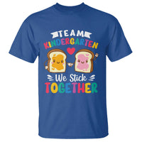 Back To School T Shirt Team Kindergarten We Stick Together Bread Jam - Wonder Print Shop