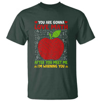 Funny Math Teacher T Shirt You Are Gonna Love Math After You Meet Me I'm Warning You - Wonder Print Shop
